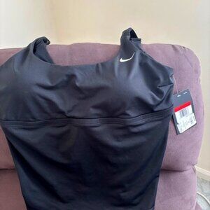 Nike Womens Black Tankini Swim Top Size